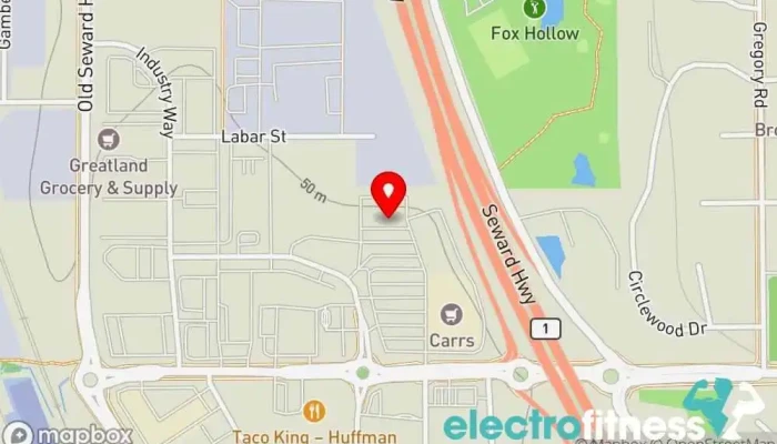 map of Point North Physical Therapy Physical therapist, Massage therapist, Personal trainer in Anchorage