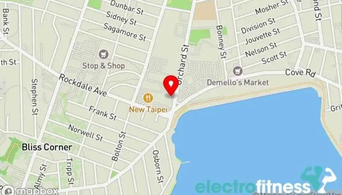 map of Power and Grace Yoga Yoga studio in New Bedford