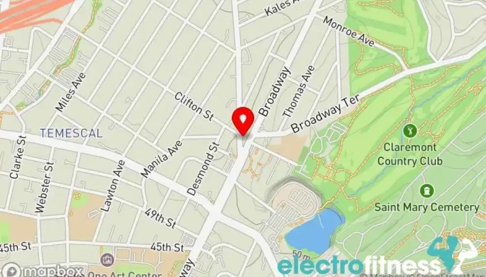 map of Powerform Personal trainer in Oakland
