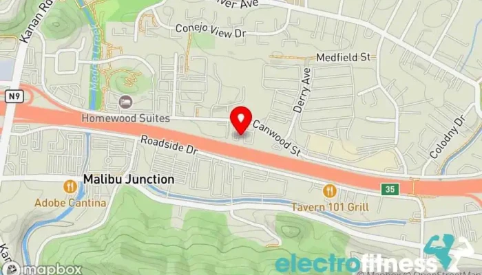 map of Precision CrossFit Wellness center, Personal trainer in Agoura Hills