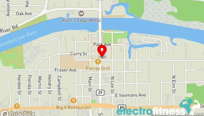 map of Premia Fitness LaBelle Fitness center in LaBelle