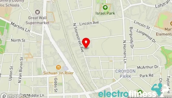 map of Prepare For Performance Gym, Athletic club, Fitness center, Nutritionist, Personal trainer, Physical fitness program, Soccer practice, Sports club, Weight loss service, Weightlifting area in Rockville