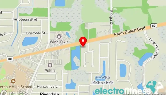 map of PRIDE Martial Arts Martial arts school in Fort Myers