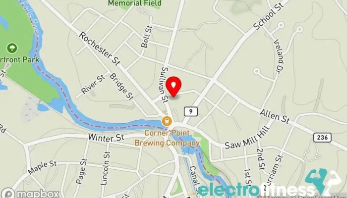 map of Primal Fit Maine Fitness center in Berwick