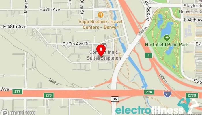 map of Primal Performance Gym in Denver