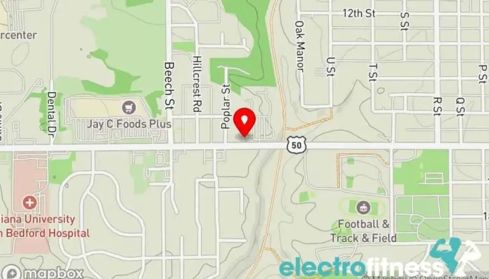 map of Priority Fitness Fitness center, Gym, Personal trainer, Physical fitness program, Women's personal trainer in Bedford