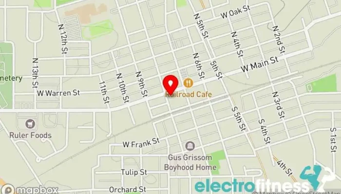 map of Priority Fitness Mitchell Fitness center in Mitchell