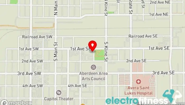 map of Profiling Beauty Health and Wellness Center Yoga studio in Aberdeen
