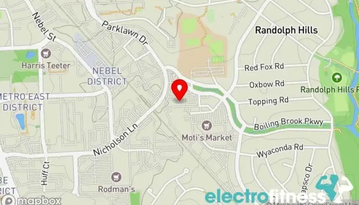 map of Pure Performance Martial Arts & Fitness Center Martial arts school, Boxing gym, Fitness center, Jujitsu school, Kickboxing school, Martial arts club, Muay Thai boxing gym, Personal trainer, Physical fitness program, Self defense school in Rockville