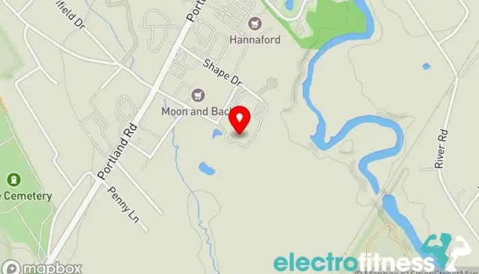map of Quest Fitness Fitness center, Gym, Personal trainer, Pilates studio, Swimming pool in Kennebunk