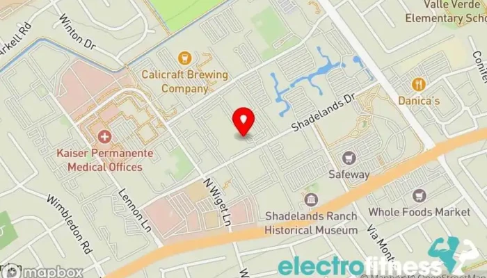 map of Raga Yoga Yoga studio in Walnut Creek