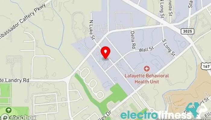 map of Ragin Cajun Boxing Boxing gym in Lafayette