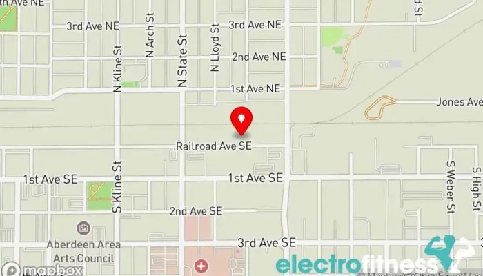 map of Rails Strength & Fitness Physical fitness program in Aberdeen