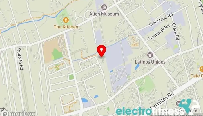 map of Ray's Training Club Gym in Santa Fe