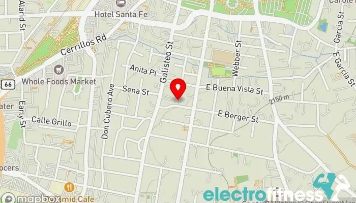 map of RE | FORM SCHOOL PILATES Pilates studio, Personal trainer in Santa Fe