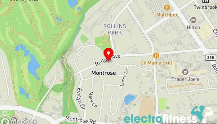 map of ReachOn Fitness Personal trainer, Fitness center, Gym, Physical fitness program, Women's personal trainer in Rockville