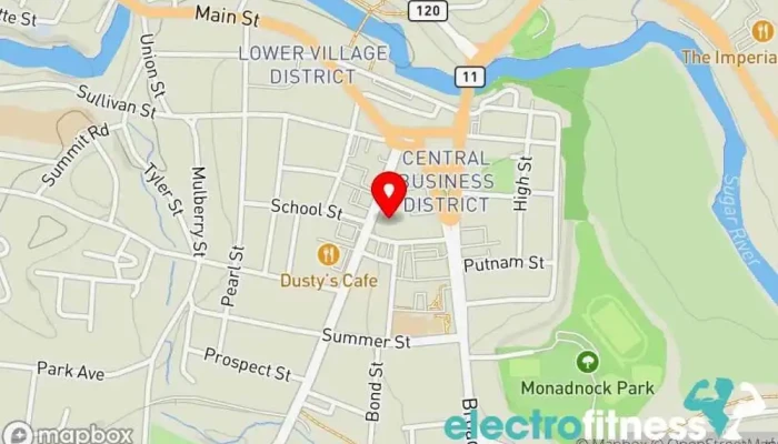 map of Real Steel Fitness Gym in Claremont