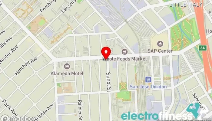 map of Red Dot Fitness Gym, Coaching center, Fitness center, Physical fitness program in San Jose