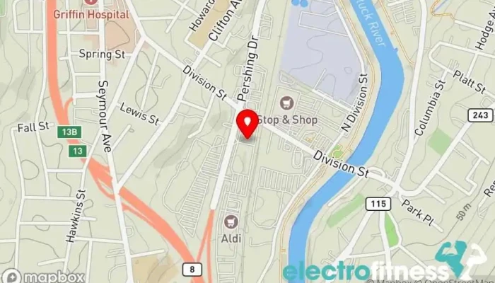 map of Red Raider Plaza Shopping mall in Derby