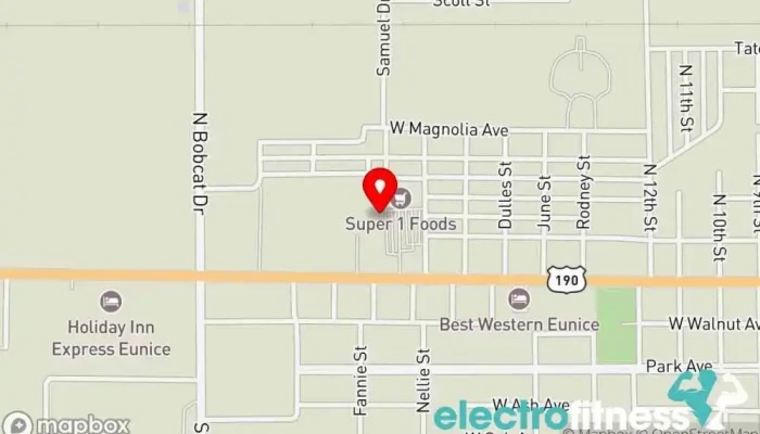 map of REPS Gym Gym in Eunice