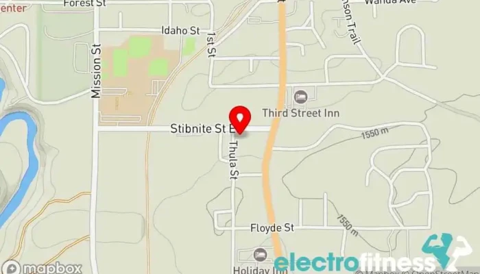 map of Restoration Pilates Fitness center in McCall