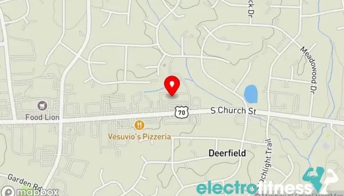 map of Results Driven Fitness Fitness center in Burlington