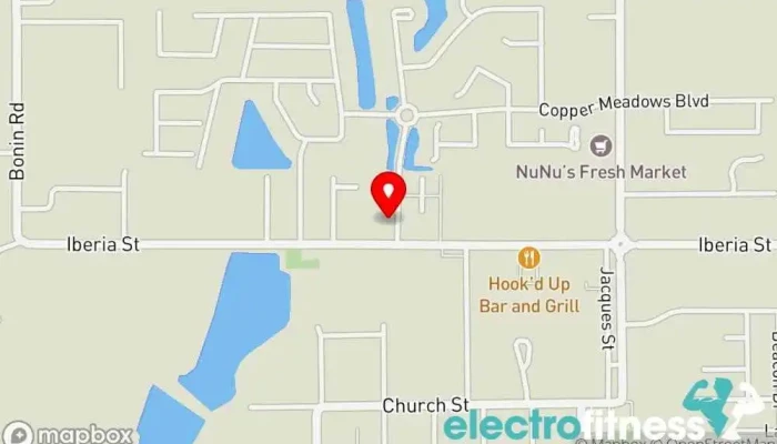map of Revive Performance Training Gym in Youngsville