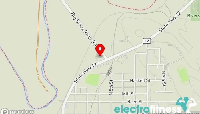 map of Rise Fitness Fitness center in Akron