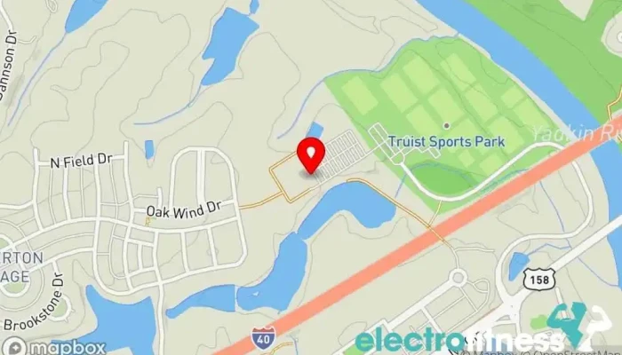 map of RISE Indoor Sports Sports complex in Bermuda Run