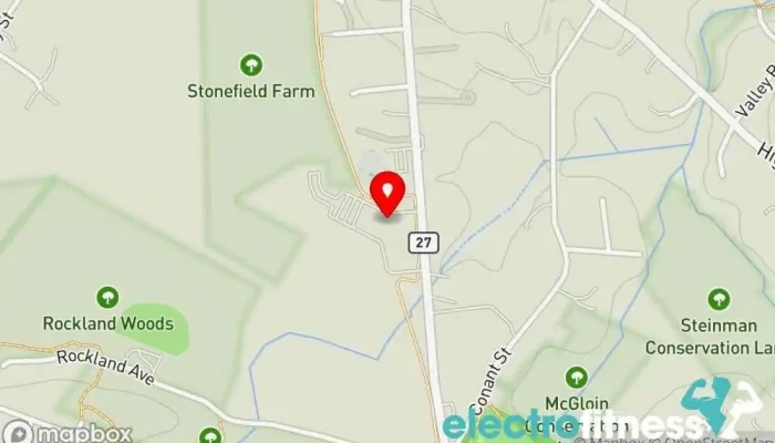 map of RM Fitness LLC Gym in Acton