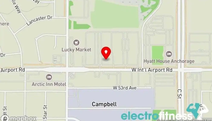 map of Rock Hard Fitness Physical fitness program in Anchorage