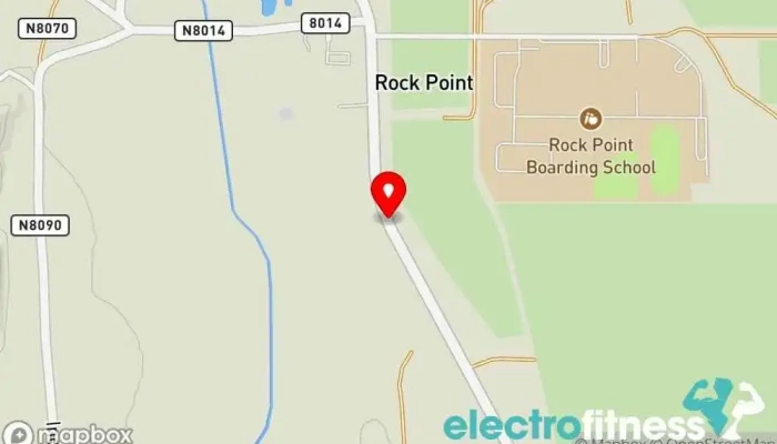 map of Rock Point Wellness Center Gym in Rock Point