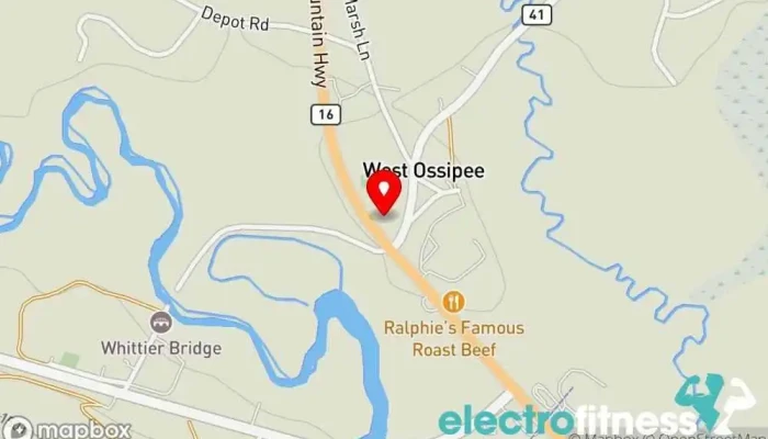 map of Rockin’ Fitness Gym, Fitness center in West Ossipee