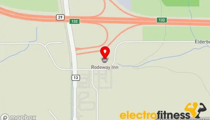 map of Rodeway Inn Hotel in Abbotsford