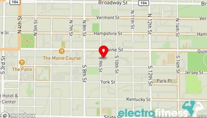 map of Rooted Yoga - Quincy Yoga studio in Quincy