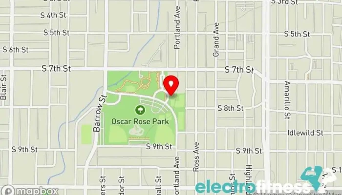 map of Rose Recreation Center Recreation center in Abilene