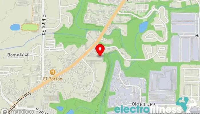 map of Roswell Barbell Gym in Roswell
