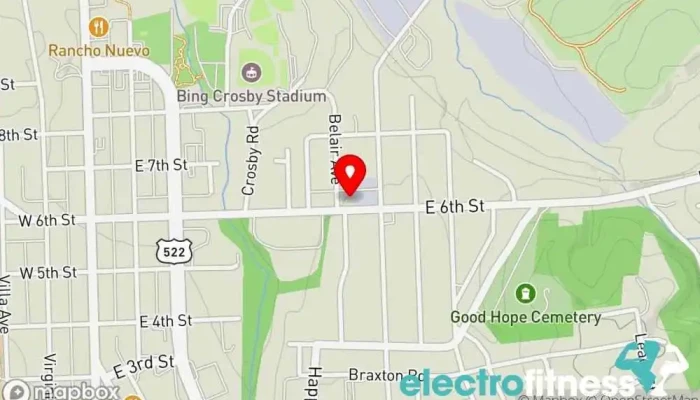 map of Rugged Terrain CrossFit Fitness center, Gym, Health consultant, Personal trainer, Weightlifting area, Wellness program, Women's personal trainer in Front Royal
