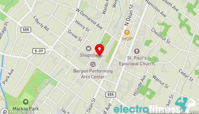 map of Rumble Boxing Boxing gym, Gym in Englewood