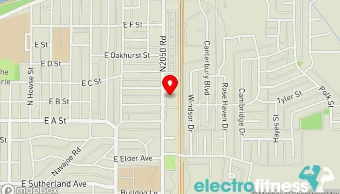 map of S W Gymstars Gymnastics center in Altus