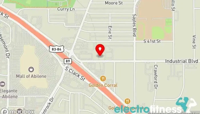 map of Sage Yoga Center Yoga studio, Counselor, Massage therapist in Abilene