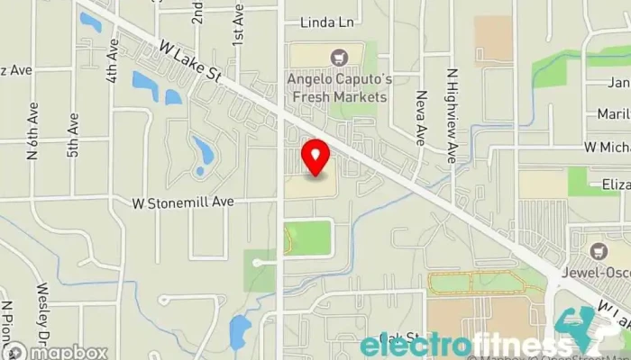 map of SalmaFitness Fitness center in Addison