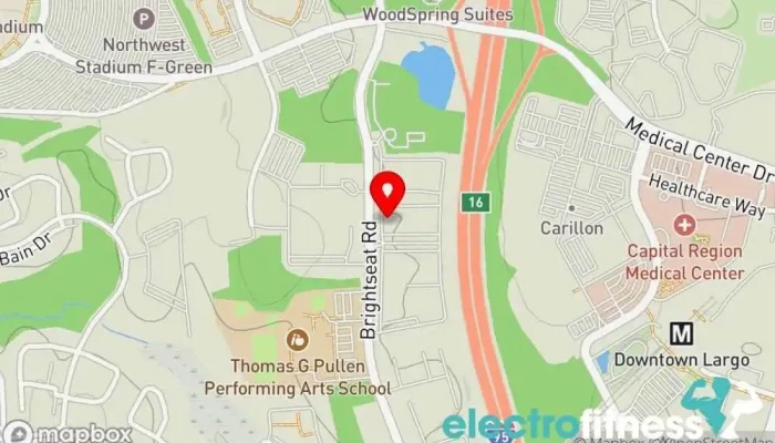 map of Sanctuary Gym Gym in Hyattsville
