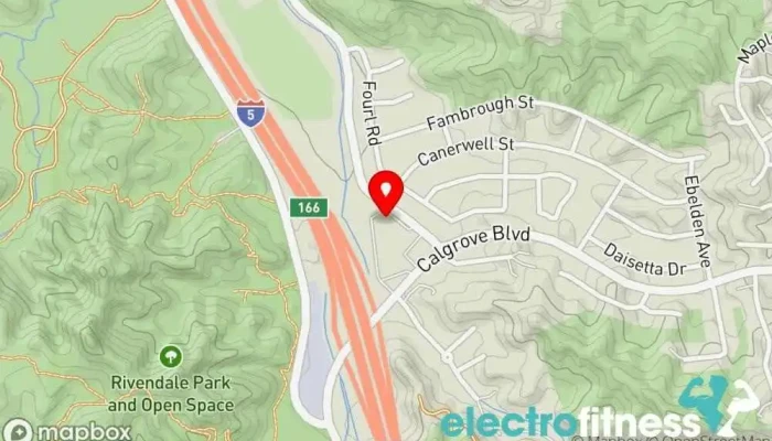 map of Santa Clarita Athletic Club Gym, Aerobics instructor, Day spa, Fitness center, Personal trainer, Physical fitness program in Newhall