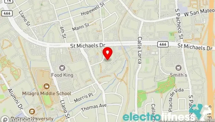 map of Santa Fe Athletic Co. Gym, Fitness center in Santa Fe
