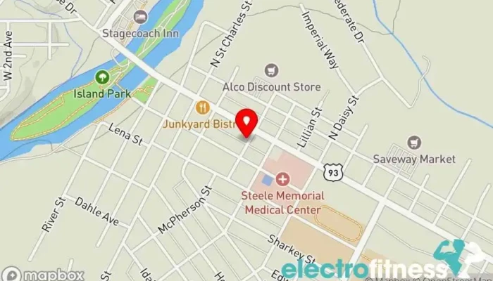 map of SAVAGE STRONG FITNESS Fitness center in Salmon