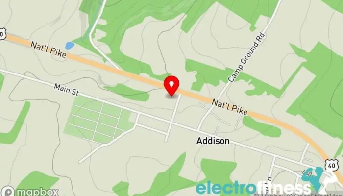 map of Schoolhouse Gym & Studio Gym in Addison