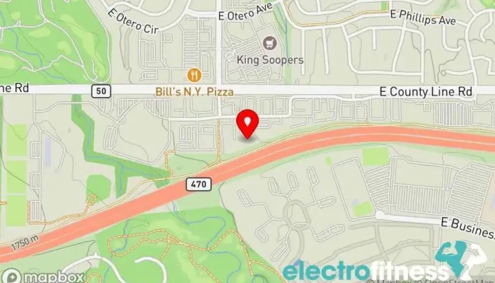 map of Sculpted MD Training and Recovery Fitness center in Highlands Ranch