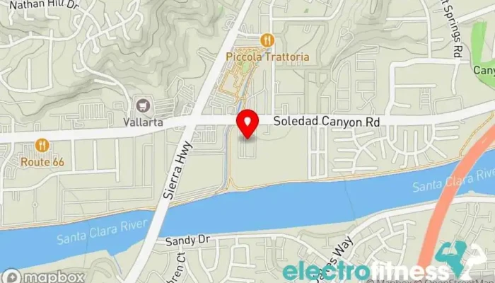 map of SCV Taekwondo & Fitness Center Martial arts school in Canyon Country