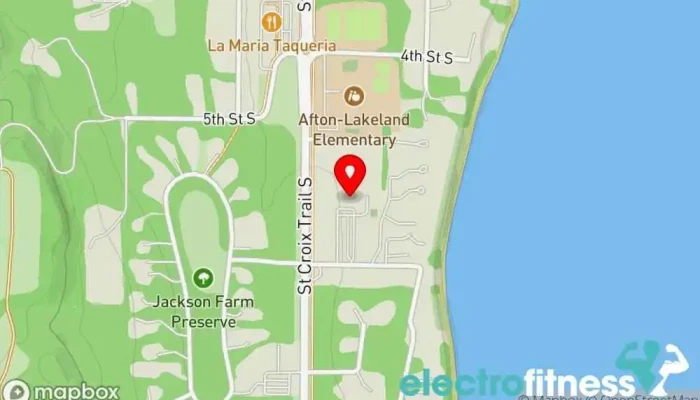 map of SCVexercise Afton Church, Fitness center, Weightlifting area in Lakeland